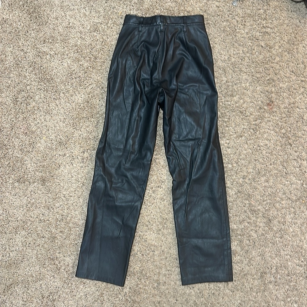 Levis 70s Math Club Faux Women's Leather Slacks - Picture 2 of 2